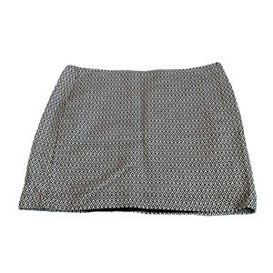 3/$15 GAP short black and white lined skirt